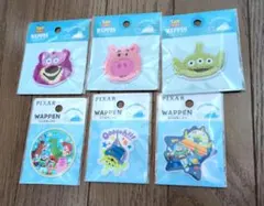 セリア　ディズニー　ピクサー　トイストーリー　シール　ワッペン　6枚　セット