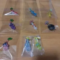 ピクミン めじるしアクセサリー7種　マスコット＆フルーツグミ2種　セット