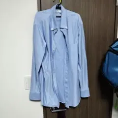 UNIQLO スリムフィット ライトブルーシャツ XL