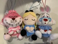 むにゃすや マスコット 不思議の国のアリス 白うさぎ チェシャ猫 アリス