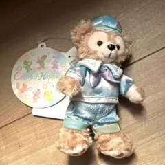 ダッフィー 20周年 カラフルハピネス ぬいぐるみバッジ 新品