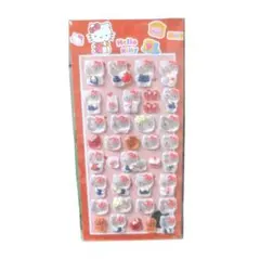 ハローキティ　ボンボンドロップ風　ぷくぷく3D立体シール