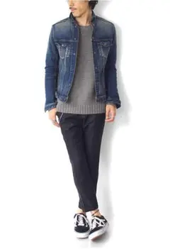 【極美品】ラウンジリザード デニムジャケット Gジャン ストレッチ