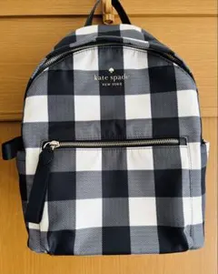 kate spade ギンガムチェック ミディアム バックパック 新品未使用