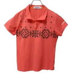 le coq sportif レディース ゴルフシャツ M コーラルピンクのサムネイル