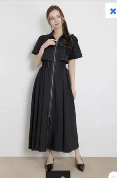 伝説のバズりワンピ】バストフレアミニワンピース - メルカリ