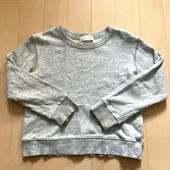 グレー　無地　110 トレーナー