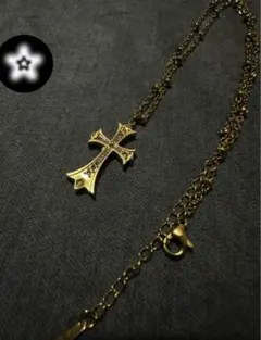✴︎GOLDCROSS✴︎y2k/Fgrunge Necklace