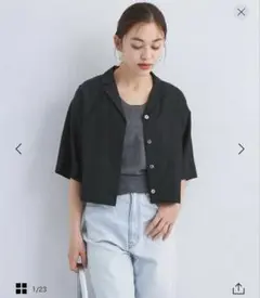 green label relaxing クロップドシャツ　新品未使用