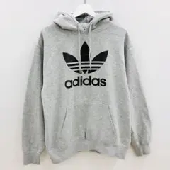 adidas アディダス スウェットパーカー グレー 1XO 大きいサイズ