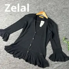 新品　Zelal ゼラール　カーディガン　ブラック　M 長袖のサムネイル