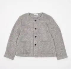 fekete ノーカラージャケット