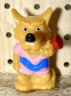 珍品】当時物 マルザン のらくろモール中隊長ソフビ 1969年 田川水泡