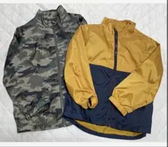 【お買得2枚セット】薄手アウター　ウィンドブレーカー　120cm 男の子 西松屋