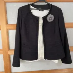 レディーススーツセット（ジャケット・スカート・ブラウス）　Ｌサイズ