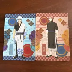 銀魂 カード 2枚セット 坂田銀時 神威　銀だこコラボ