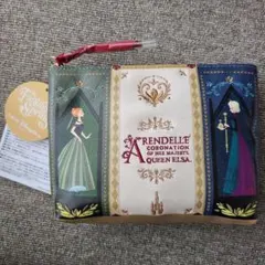 ディズニー　アナと雪の女王　ポーチ　アナ　エルサ　ファンタジースプリングス