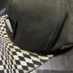 QUIKSILVER 9FIFTY キャップ ブラック/チェック