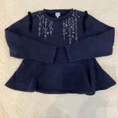 KUMIKYOKU ネイビー トレーナー 130