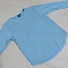 長袖カットソー130 水色130