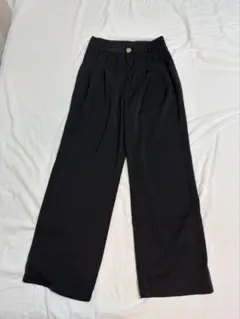 fifth　フィフス　ストレートタックパンツ ブラックのサムネイル