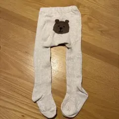 babyGap くまさん ケーブルニットタイツ オートミール 12-24ヶ月