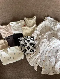 【春夏】女の子　双子　まとめ売り　80.90