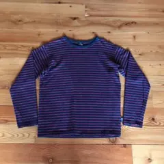 USA ノースフェイス カットソー ロンT ボーダー