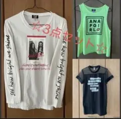 【ANAP】ロンT・Tシャツ・タンクトップセット　キッズ　ガールズ
