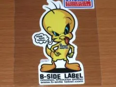 トゥイーティー ルーニー・テューンズ 白 ステッカー B-SIDE LABEL