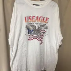 USEAGLE プリント Tシャツ ホワイト