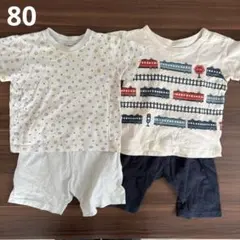男の子　半袖　パジャマ　80 2着セット