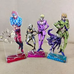 ジョジョの奇妙な冒険 第五部 黄金の風 アクリルフィギュアスタンド 3個セット