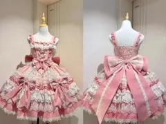 ゴスロリ・ロリータドレス ドレスに尾を引き ロリィタJSK 甘ロリ 可愛いJSK