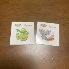 ポケモン デコキャラシール ミニーブ チラーミィ