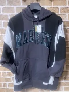 MARKET カラーブロックフード付きパーカー PUMA