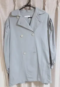 arm volume mini trench coat ice blueのサムネイル