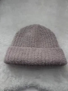 ニット帽　アイボリー milsa