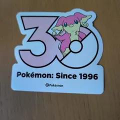 韓国 ポケモン 30周年 ロゴステッカー タブンネ