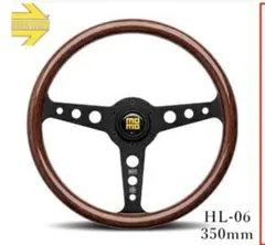 モモ Gritti グリッティ ウッドステアリング 85年製 新品ホーンボタン