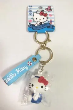 新品 未使用 神戸限定 ハローキティ ラバー立体キーホルダー ご当地