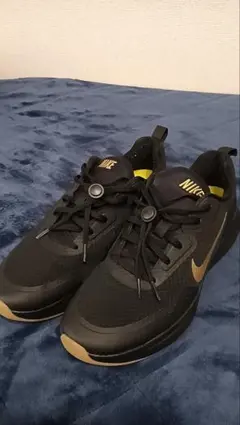Nike ブラック/ゴールド スニーカー