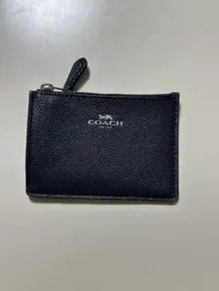 COACH ブラック レザー パスケース