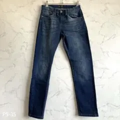Lee テーパードデニム レディース S スリム ジーンズ ブルー インディゴ