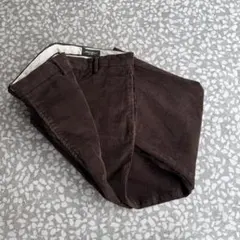 コーデュロイパンツ ブラウン バギー