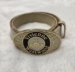 Vivienne Westwood ロゴ付きレザーベルト