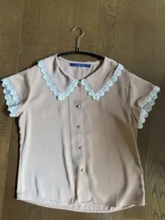 an another angelus Fi.n.t 半袖ブラウス ベージュのサムネイル