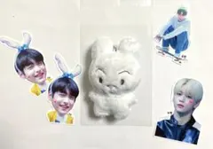 TXT スビン 10cm ぬいぐるみ ミニビニ　ステッカー4枚　セット