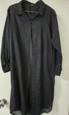 ブラック 長袖シャツ ONE SIZE
