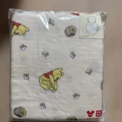 ユニクロ　プーさん おくるみ 120x120cm